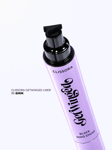 Clissora Get Winged Eyeliner Stamp With Eraser Tip (Set) Double Head Waterproof Pen Cat Eye