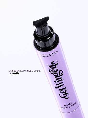 Clissora Get Winged Eyeliner Stamp With Eraser Tip (Set) Double Head Waterproof Pen Cat Eye